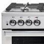 Refurbished Belling Cookcentre 90DFT Professional 90cm Dual Fuel Range Cooker Stainless Steel