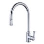 1.5 Bowl Alexandra Reversible Ceramic Kitchen Sink & Evelyn Chrome Pull Out Kitchen Mixer Tap