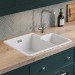 Box Opened Rangemaster Rustique White 1.3 Bowl Undermount Ceramic Kitchen Sink