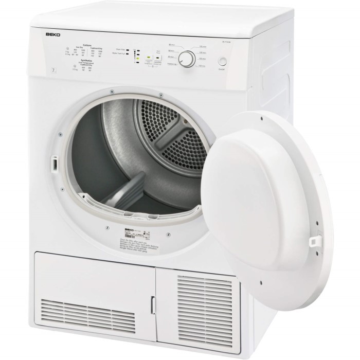 Beko DC7110W 7kg Freestanding Condenser Tumble Dryer White Appliances