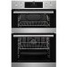 Refurbished AEG SurroundCook DEB331010M Multifunction 60cm Double Built In Electric Oven Anti-fingerprint Stainless Steel
