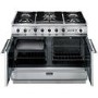 Falcon Continental 110cm Dual Fuel Range Cooker - White And Brushed Nickel