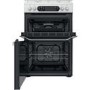 Hotpoint 60cm Dual Fuel Cooker - White