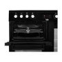 Beko 90cm Double Oven Range Cooker - Black