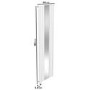 White Electric Vertical Designer Radiator 1.2kW with Mirror and Wifi Thermostat - H1800xW500mm - IPX4 Bathroom Safe