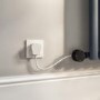 Antique Brass Electric Towel Radiator 0.6kW with Wifi Thermostat - H650xW450mm - IPX4 Bathroom Safe