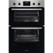 Refurbished Zanussi Series 20 ZKHNL3X1 60cm Double Built In Electric Oven Stainless Steel