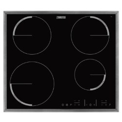 Zanussi ZEI6640XBA electric hobs in Black / Stainless Steel