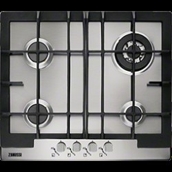 Zanussi ZGG66424BA gas hobs in Stainless Steel