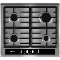 Neff T23S36 Gas Hob, Stainless Steel