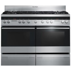 Fisher & Paykel OR120DDGWX2 Dual Fuel Range Cooker, Stainless Steel