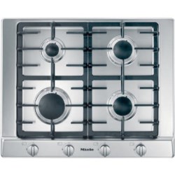 Miele KM2010 Gas Hob - Stainless Steel, Stainless Steel