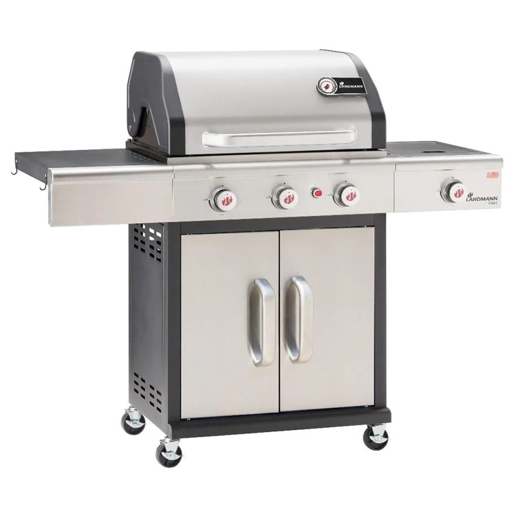 Landmann Triton Maxx 3.1 Gas BBQ - Stainless Steel