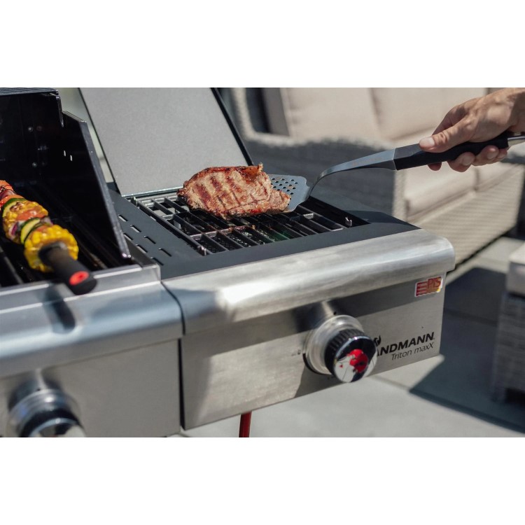 Landmann Triton Maxx 3.1 Gas BBQ - Stainless Steel