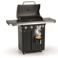 Refurbished Landmann Fryton Cook 4.1 Gas BBQ with 3.5L Air Fryer - Black