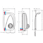 Mira Vigour Thermostatic Power Shower