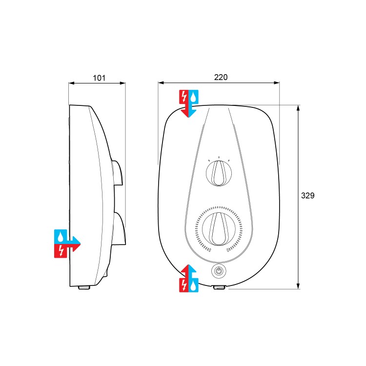 Mira Vie 8.5kW Electric Shower