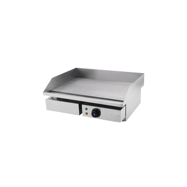 Hamoki FT-818 Electric Countertop Griddle Smooth Top 550mm Wide 3kW 13 amp