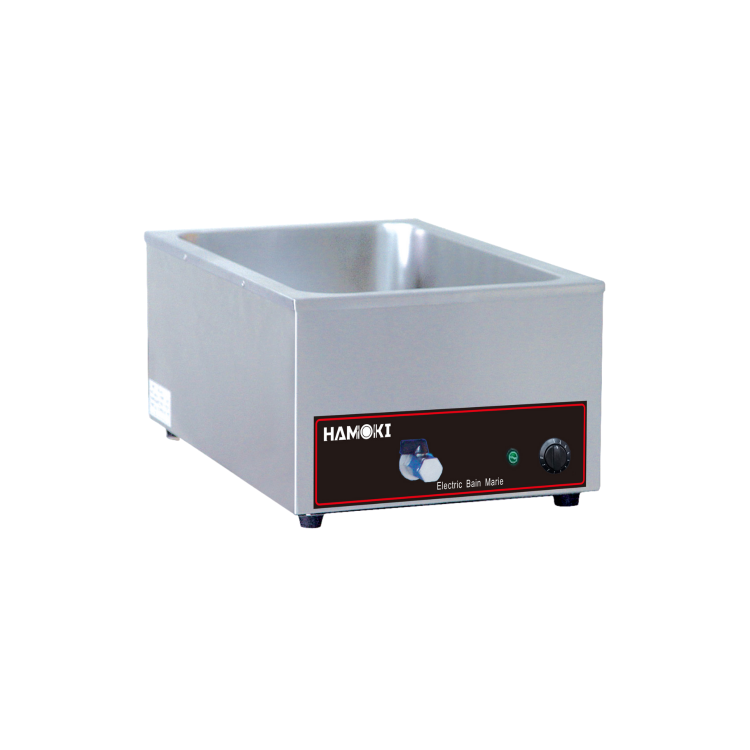 Hamoki BM-165T 1/1 Gastronorm Size Bain Marie Wet Heat With Drain Tap. Depth 165mm 13 amp 