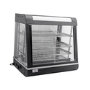 Hamoki FM26 Heated Food Display Cabinet - Front & Rear Door Warmer 3 Shelves 110ltr Capacity 13 amp