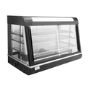 Hamoki FM48 Heated Food Display Cabinet - Front & Rear Door Warmer 3 Shelves 370ltr Capacity 13 amp