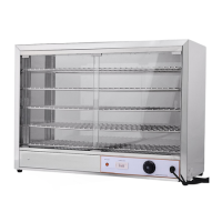 Hamoki FW-805 Pie Cabinet & Warmer 5 Shelves Up to 100 Pies 13 amp