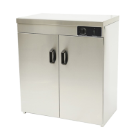 Hamoki HC-2 Hot Cupboard - Plate Warmer Double Door - Holds Up To 120 Plates