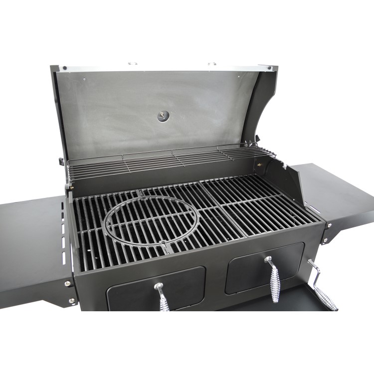 Landmann Grand XXL Broiler - Charcoal BBQ Grill - Silver