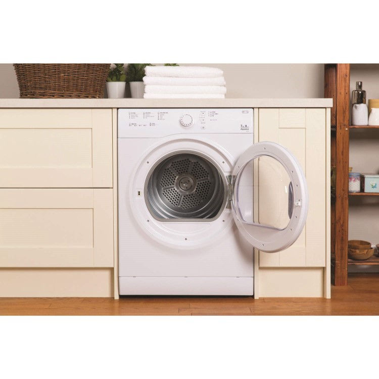 Hotpoint TVFS73BGP 7kg Freestanding Vented Tumble Dryer Polar White