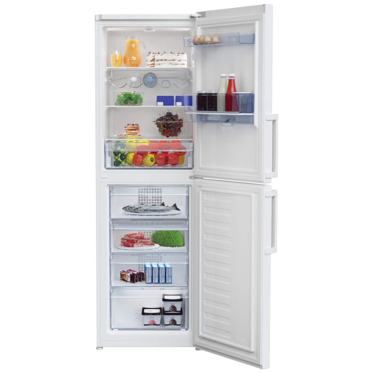 Beko CFP1691DW 191x60cm Frost Free Freestanding Fridge Freezer With Non-plumbed Water Dispenser - White