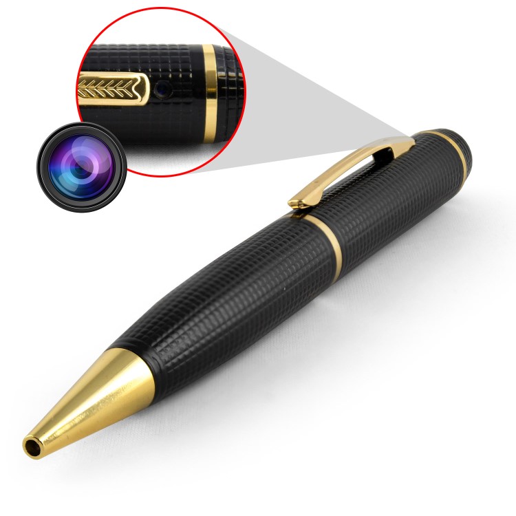 electriQ SPY PEN with Hidden 1080p Full HD Video Camera - Capture video audio and photos undercover