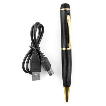 electriQ SPY PEN with Hidden 1080p Full HD Video Camera - Capture video audio and photos undercover