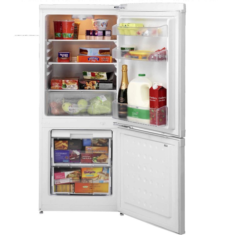 Beko CS5342APW 134x55cm 185 Litre Freestanding Fridge Freezer White