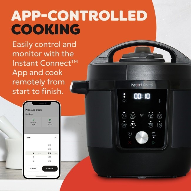 App controlled cooking.