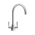 115.0049.990 Franke Eiger Dual Lever Monobloc  Kitchen Mixer Tap - Steel