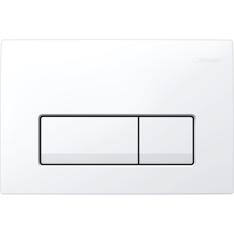 Geberit Delta50 Flush Plate - Alpine White