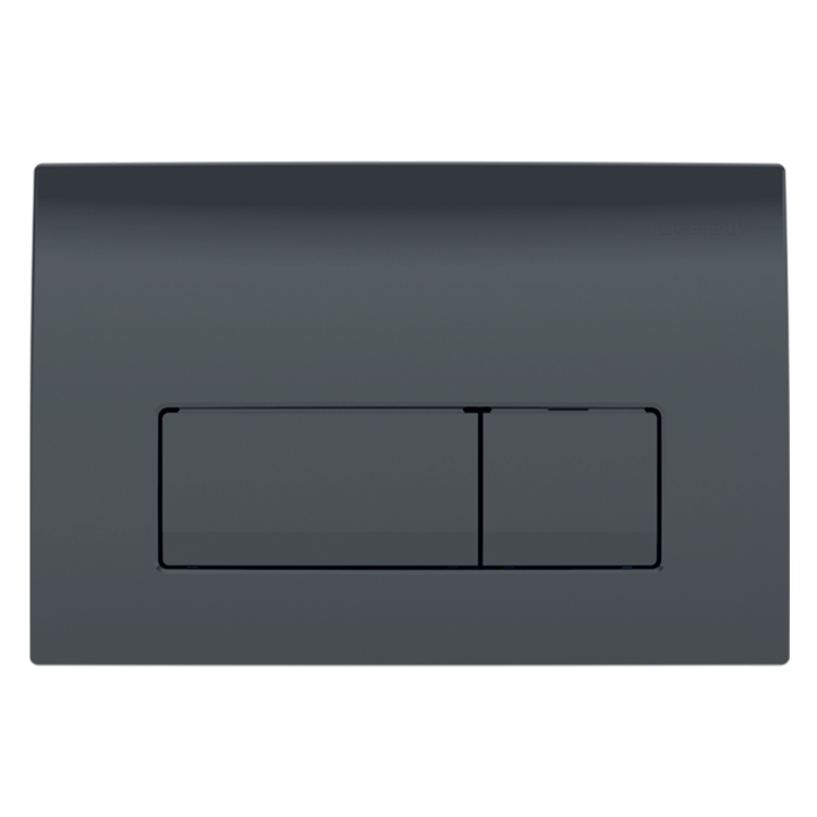 Geberit Delta50 Flush Plate - Matt Black