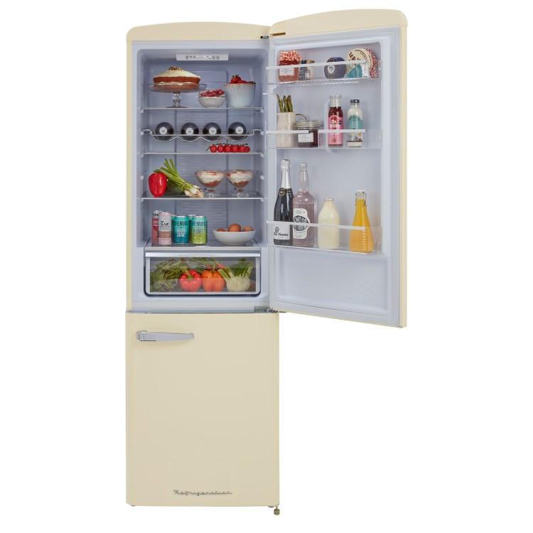 CDA 330 Litre 60/40 Retro Freestanding Fridge Freezer - Florence Barley