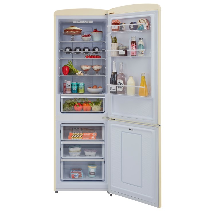 CDA 330 Litre 60/40 Retro Freestanding Fridge Freezer - Florence Barley