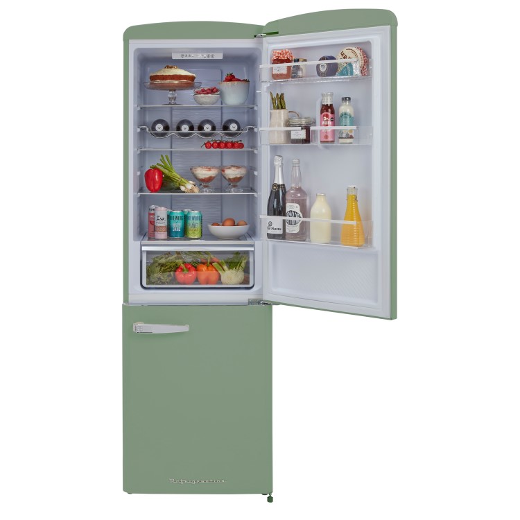 CDA 330 Litre 60/40 Retro Freestanding Fridge Freezer - Florence Meadow