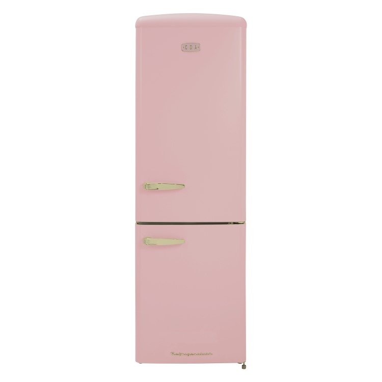 CDA 330 Litre 60/40 Retro Freestanding Fridge Freezer - Florence Tea Rose