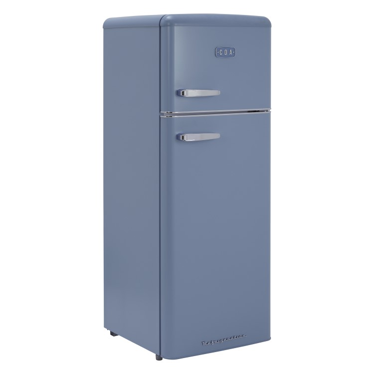 CDA 206 Litre Top Mount Retro Freestanding Fridge Freezer - Betty Sea Holly