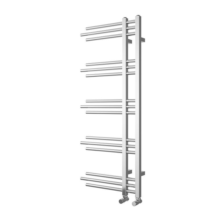 Towelrads Chertsey Chrome Towel Radiator 1200 x 500mm