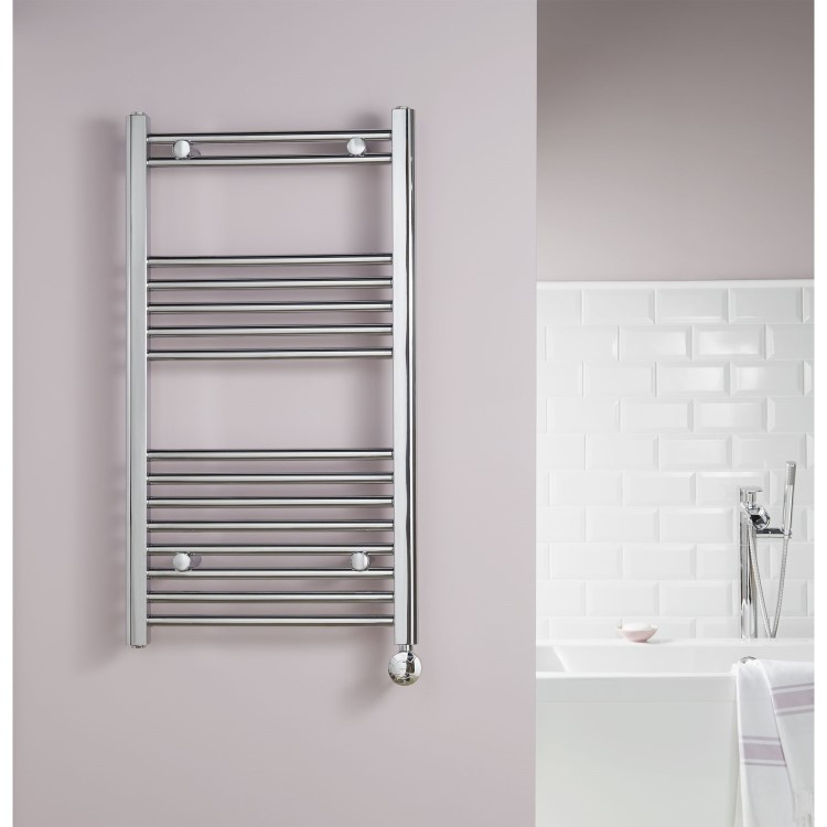 Towelrads MacCarthy Chrome Electric Towel Radiator 550 x 500mm