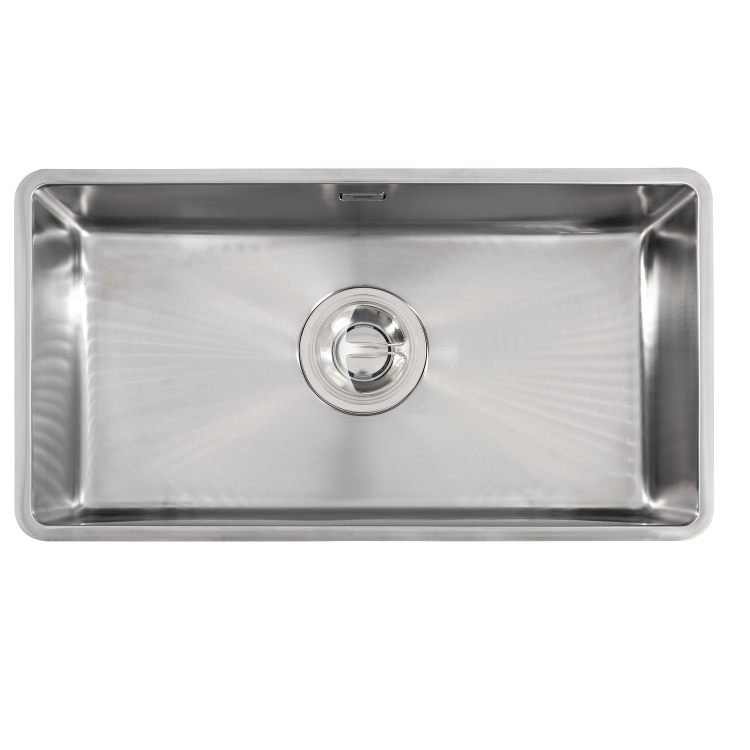 Single Bowl Silent Undermount Stainless Steel Kitchen Sink - Franke Maris Quiet 110-50