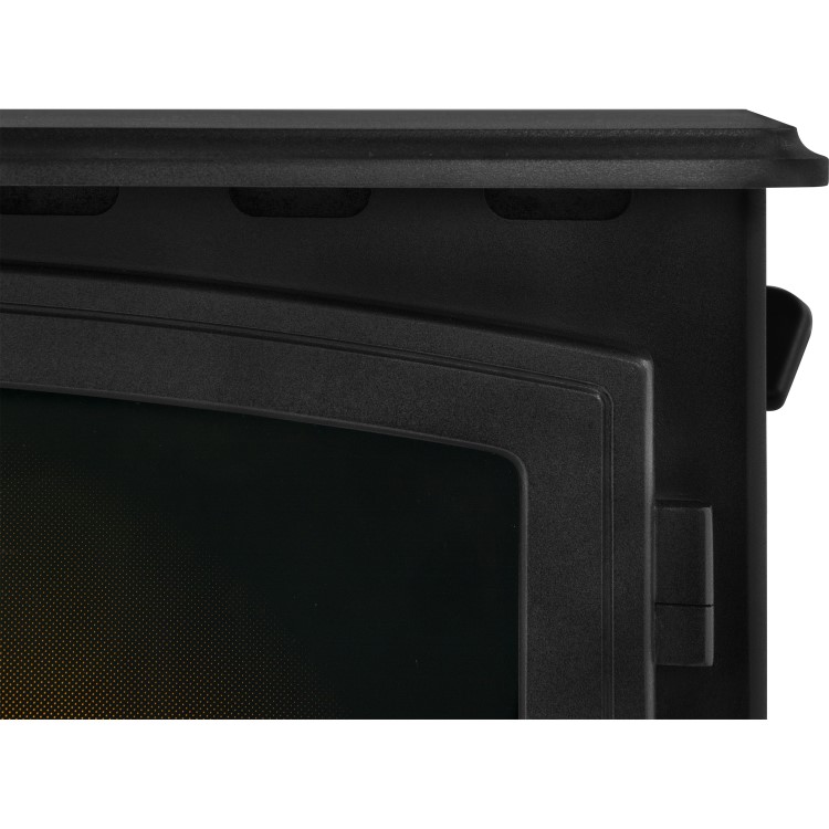 Adam Woodhouse Black LED Double Door Electric Stove 1.8kW