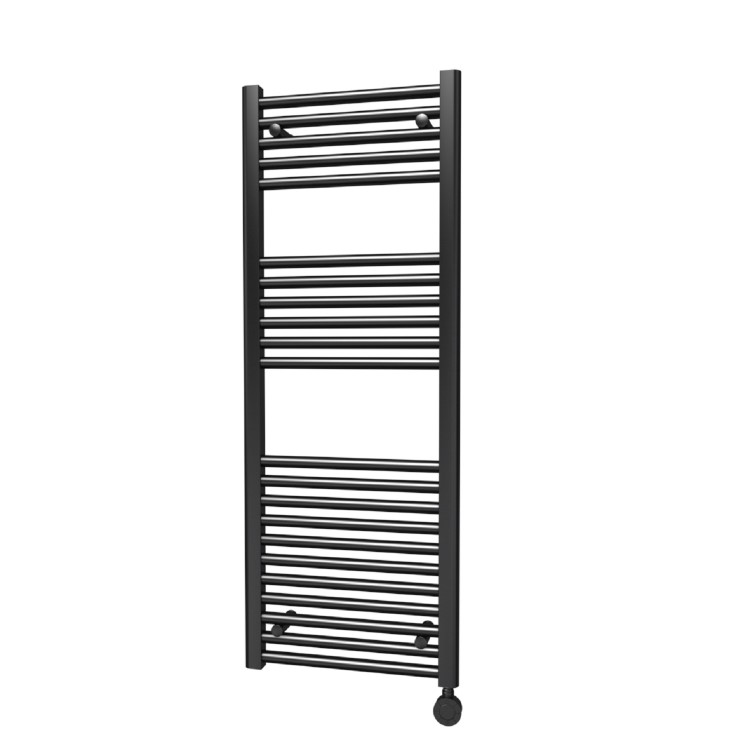 Towelrads Richmond Black Thermostatic Electric Towel Radiator - 1186 x 450mm