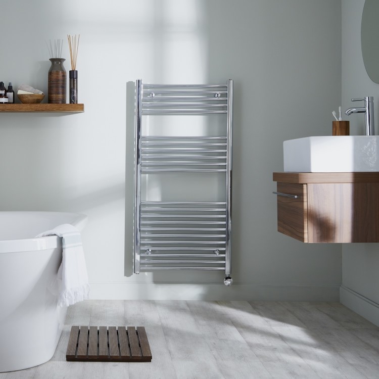 Towelrads Richmond Chrome Electric Towel Radiator 1186 x 450mm