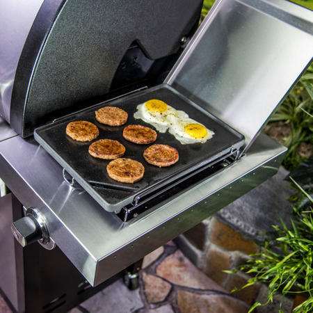 Char-Broil Side-Burner Griddle Plancha - Cast Iron