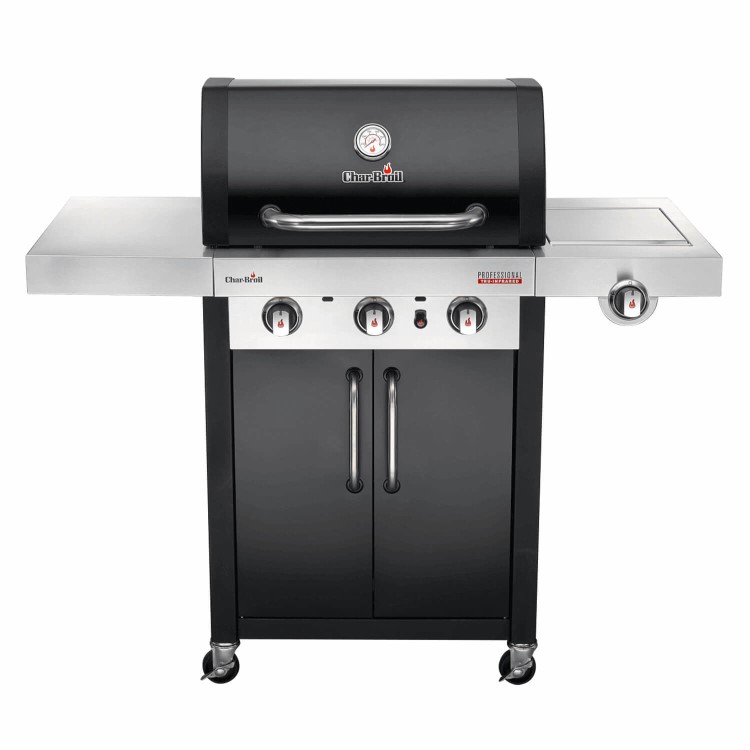 Char-Broil Professional Series 3400B - 3 Burner Gas BBQ Grill - Black